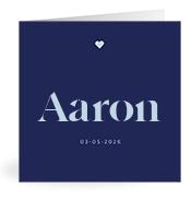 Geboortekaartje naam Aaron j3