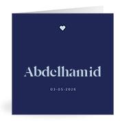 Geboortekaartje naam Abdelhamid j3