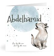 Geboortekaartje naam Abdelhamid j4