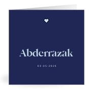 Geboortekaartje naam Abderrazak j3