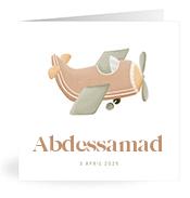 Geboortekaartje naam Abdessamad j1