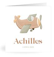Geboortekaartje naam Achilles j1