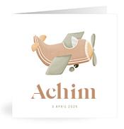 Geboortekaartje naam Achim j1
