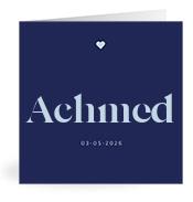 Geboortekaartje naam Achmed j3