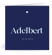 Geboortekaartje naam Adelbert j3