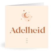Geboortekaartje naam Adelheid m1