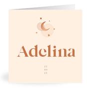 Geboortekaartje naam Adelina m1