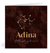 Geboortekaartje naam Adina u3