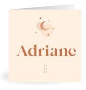 Geboortekaartje naam Adriane m1