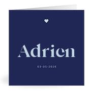 Geboortekaartje naam Adrien j3