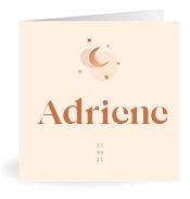 Geboortekaartje naam Adriene m1