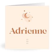 Geboortekaartje naam Adrienne m1