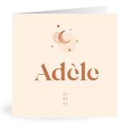 Geboortekaartje naam Adèle m1