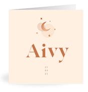 Geboortekaartje naam Aivy m1
