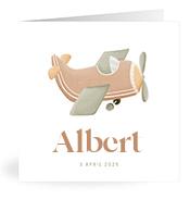 Geboortekaartje naam Albert j1