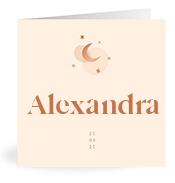 Geboortekaartje naam Alexandra m1