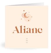 Geboortekaartje naam Aliane m1