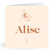 Geboortekaartje naam Alise m1