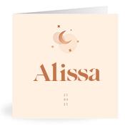 Geboortekaartje naam Alissa m1