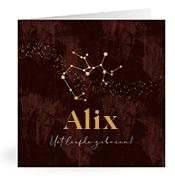 Geboortekaartje naam Alix u3