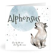 Geboortekaartje naam Alphonsus j4