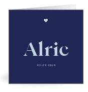 Geboortekaartje naam Alric j3