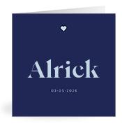 Geboortekaartje naam Alrick j3