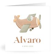 Geboortekaartje naam Alvaro j1