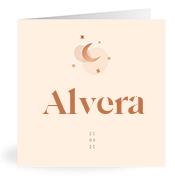Geboortekaartje naam Alvera m1
