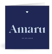 Geboortekaartje naam Amaru j3