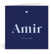 Geboortekaartje naam Amir j3