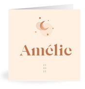 Geboortekaartje naam Amélie m1