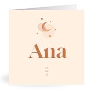 Geboortekaartje naam Ana m1