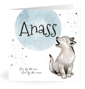 Geboortekaartje naam Anass j4