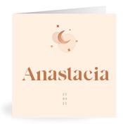 Geboortekaartje naam Anastacia m1