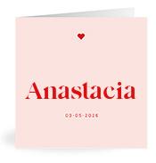 Geboortekaartje naam Anastacia m3
