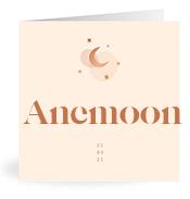 Geboortekaartje naam Anemoon m1