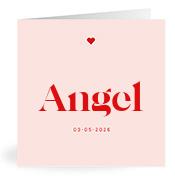 Geboortekaartje naam Angel m3