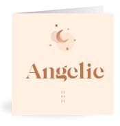 Geboortekaartje naam Angelie m1