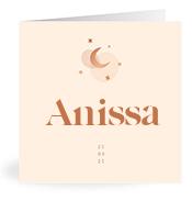 Geboortekaartje naam Anissa m1
