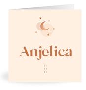 Geboortekaartje naam Anjelica m1