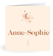 Geboortekaartje naam Anne-Sophie m1