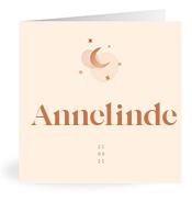 Geboortekaartje naam Annelinde m1