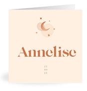 Geboortekaartje naam Annelise m1