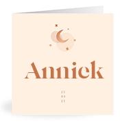 Geboortekaartje naam Anniek m1