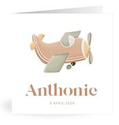 Geboortekaartje naam Anthonie j1