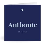 Geboortekaartje naam Anthonie j3