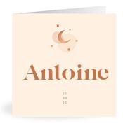 Geboortekaartje naam Antoine m1