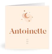 Geboortekaartje naam Antoinette m1