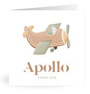 Geboortekaartje naam Apollo j1